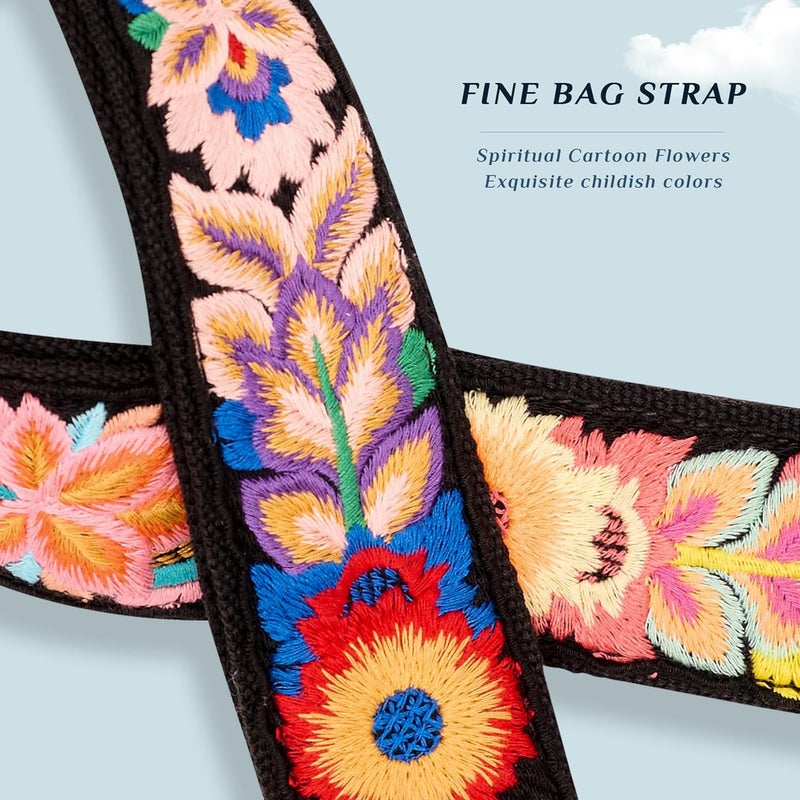 chushui Store Knit Purse Strap,Replacement Crossbody Wide Adjustable Shoulder Strap for Bag Handbag - Image 3